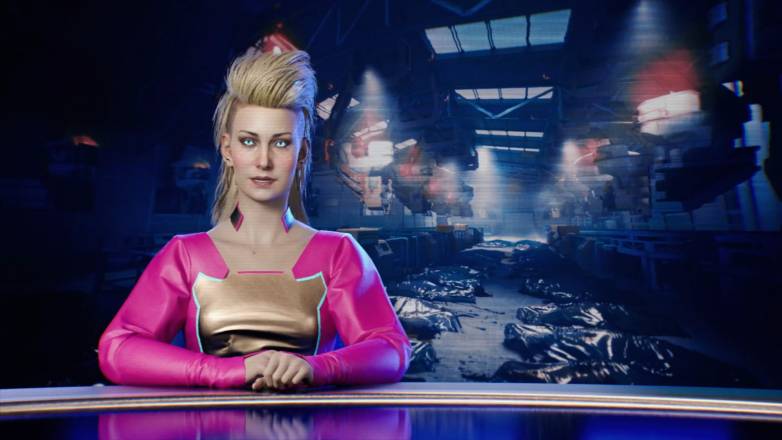 Screenshots sexy de Cyberpunk 2077 : Carte postale de Night City